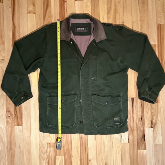 Timberland Ruggedwear Ranch Corduroy Jacket Medium Vintage Green EUC - Picture 5 of 16